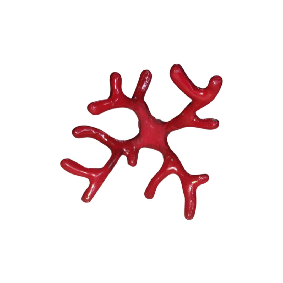 Red Coral Iron Knob