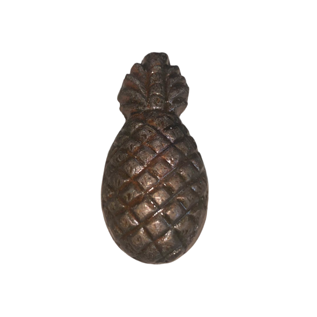 Vintage Brown Enamel Iron Door Knob