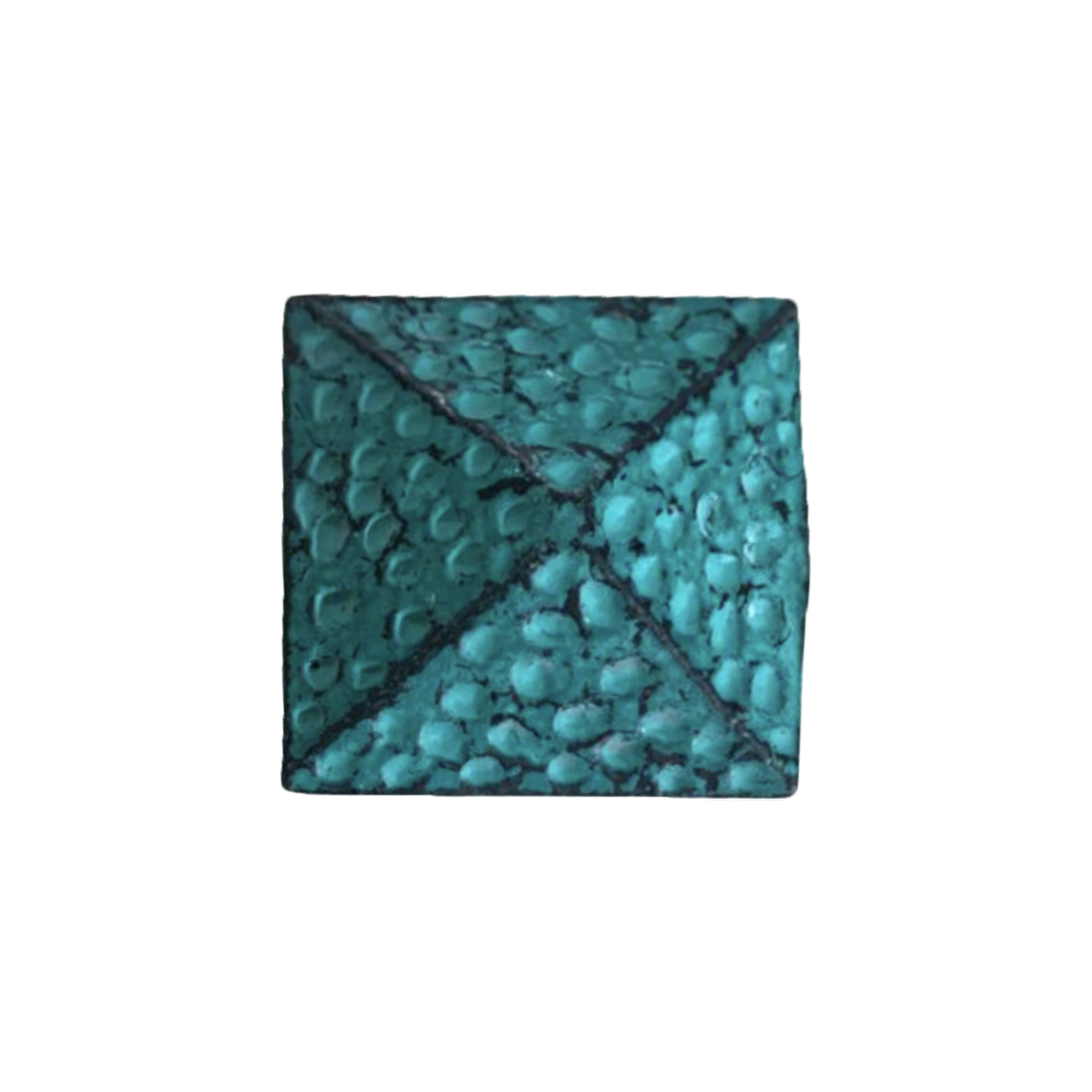 Teal Iron Door Knob