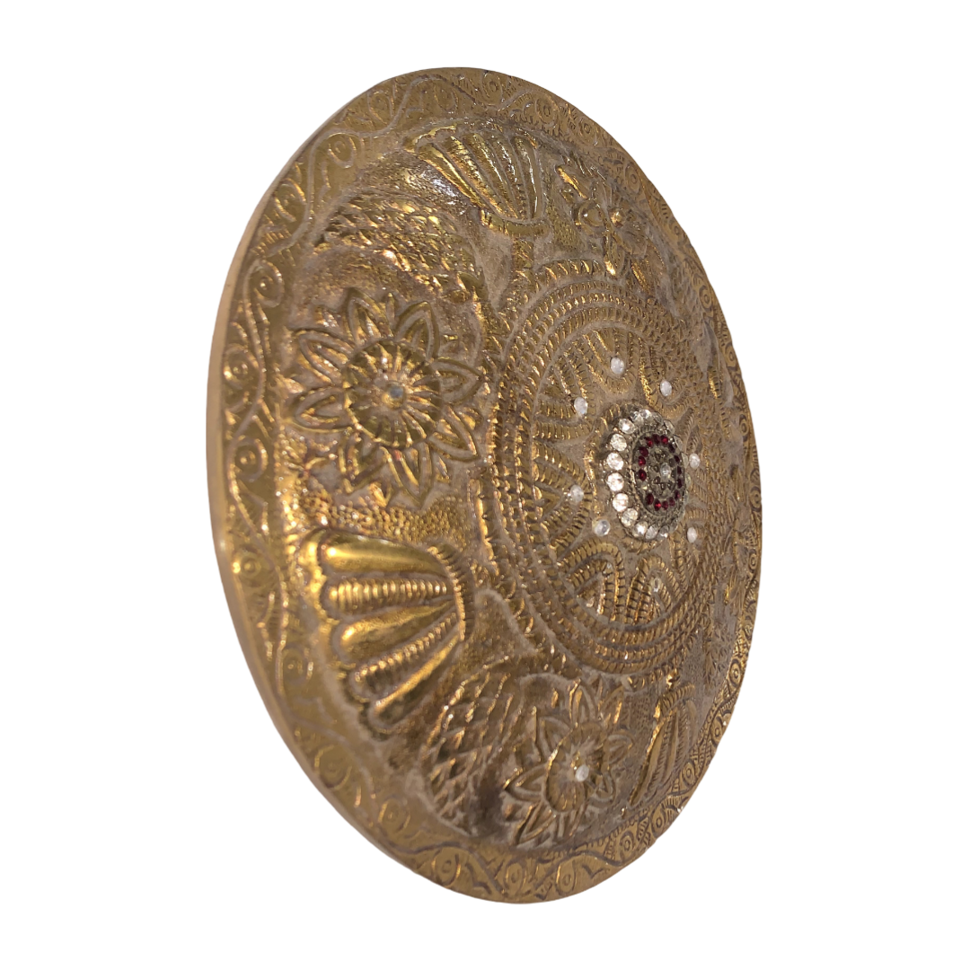 Vintage Royal Brass Door Dome - Antique Bronze