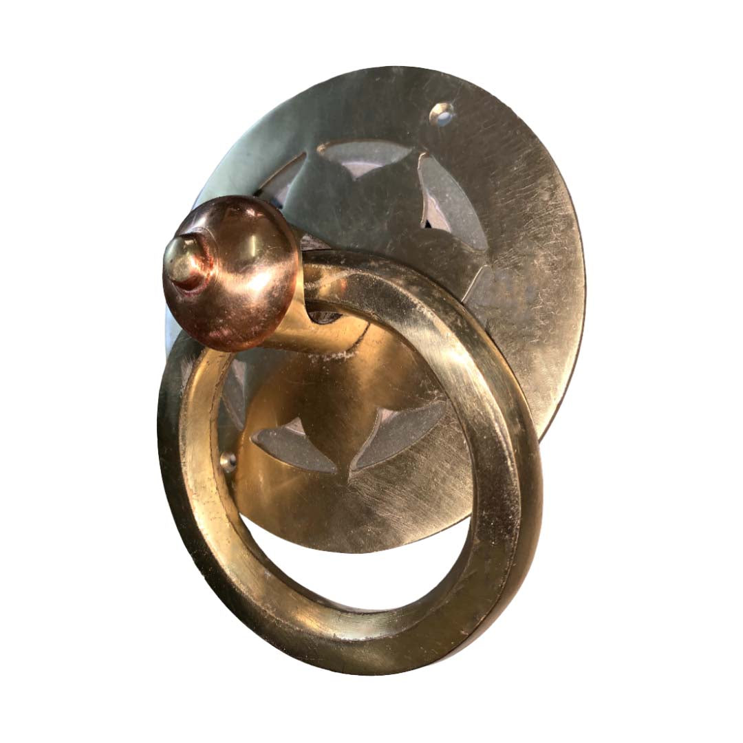 Vintage Classic Brass Door Knocker - Antique Bronze
