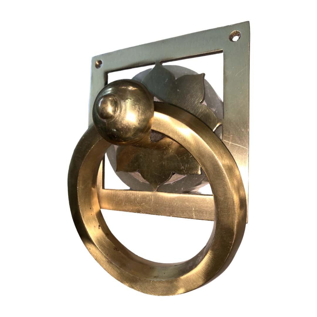 Classic Brass Door Knocker - Antique Bronze