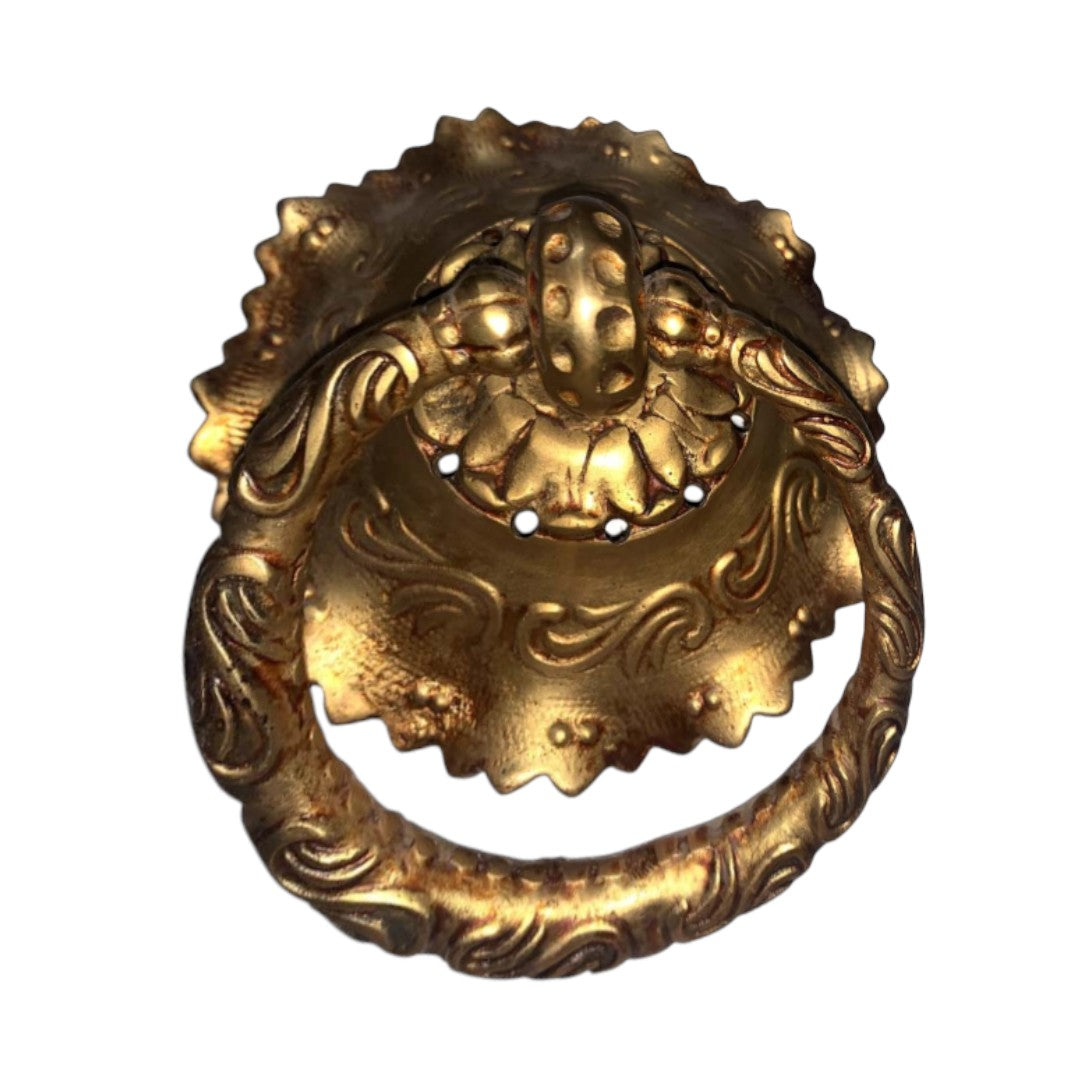 Decorative Brass Door Knocker - Antique Bronze