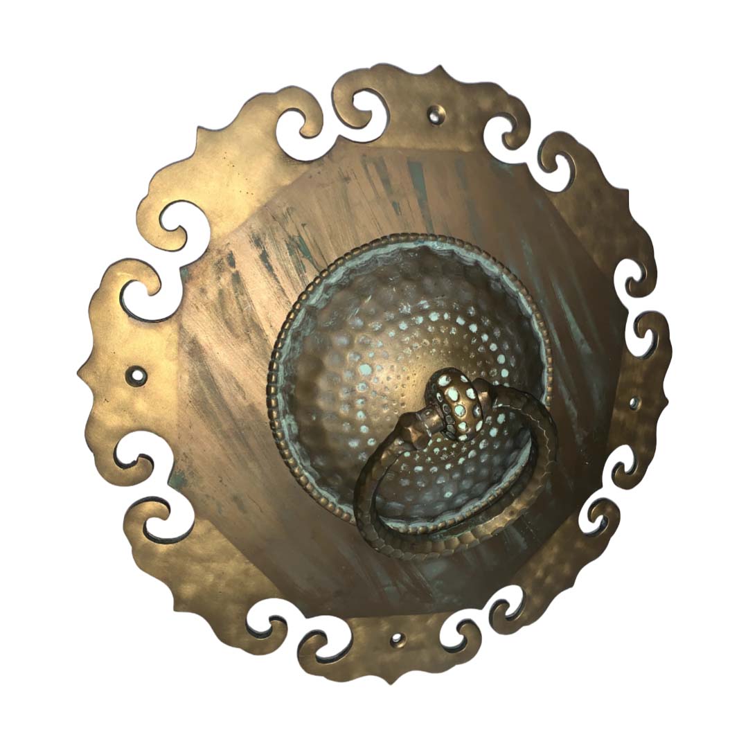 Antique Generic Brass Door Knocker - Antique Patina