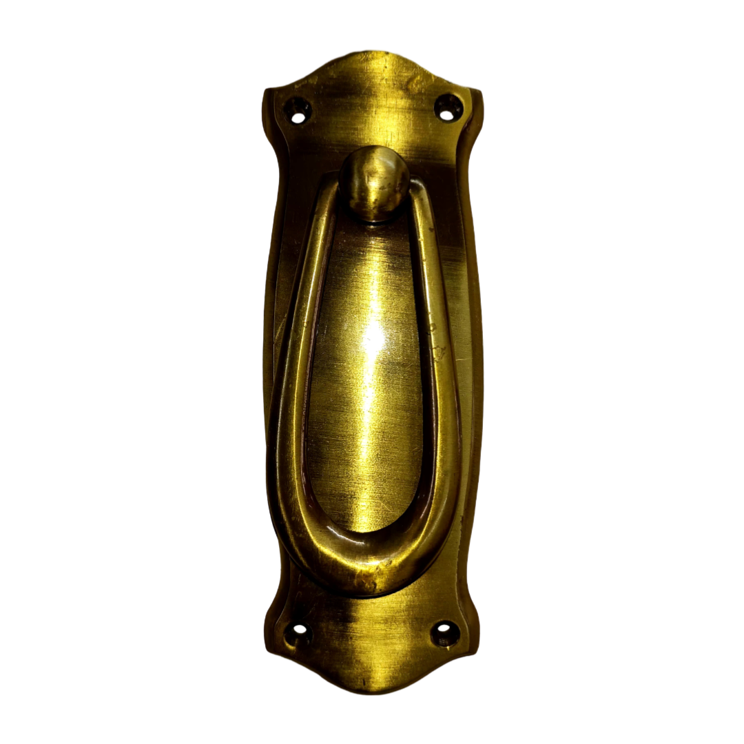 Vintage European Brass Door Knocker - Antique Bronze