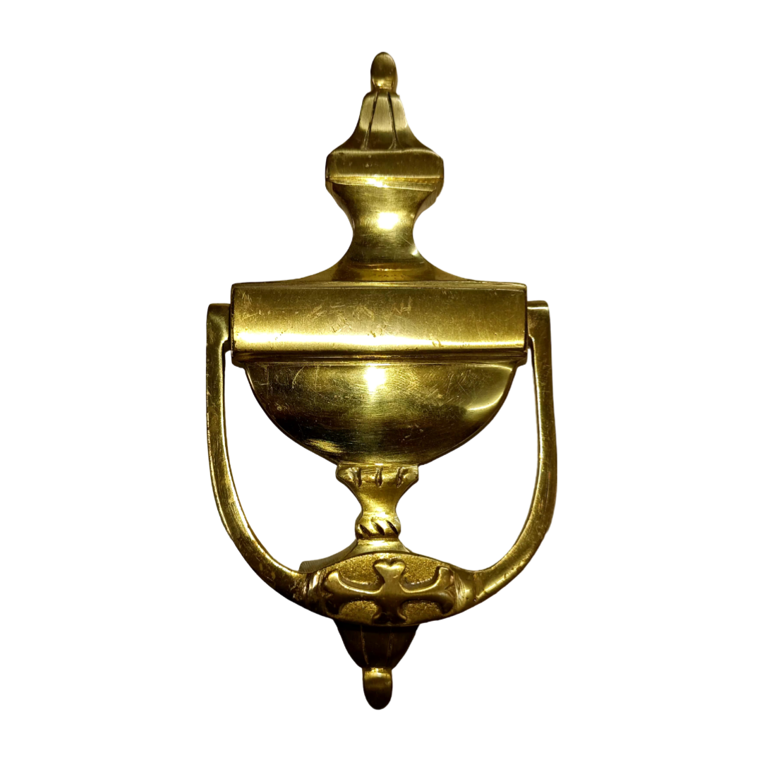 Classic Royal Brass Door Knocker - Antique Bronze