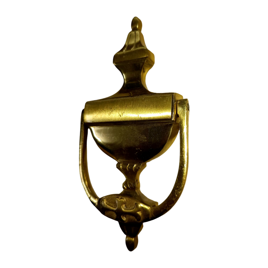 Classic Royal Brass Door Knocker - Antique Bronze