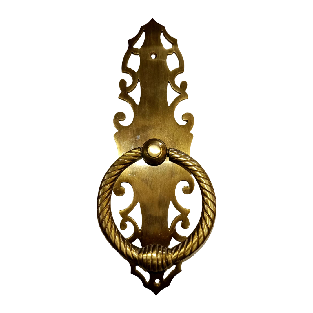 Vintage Designed Classic Brass Door Knocker - Antique Bronze