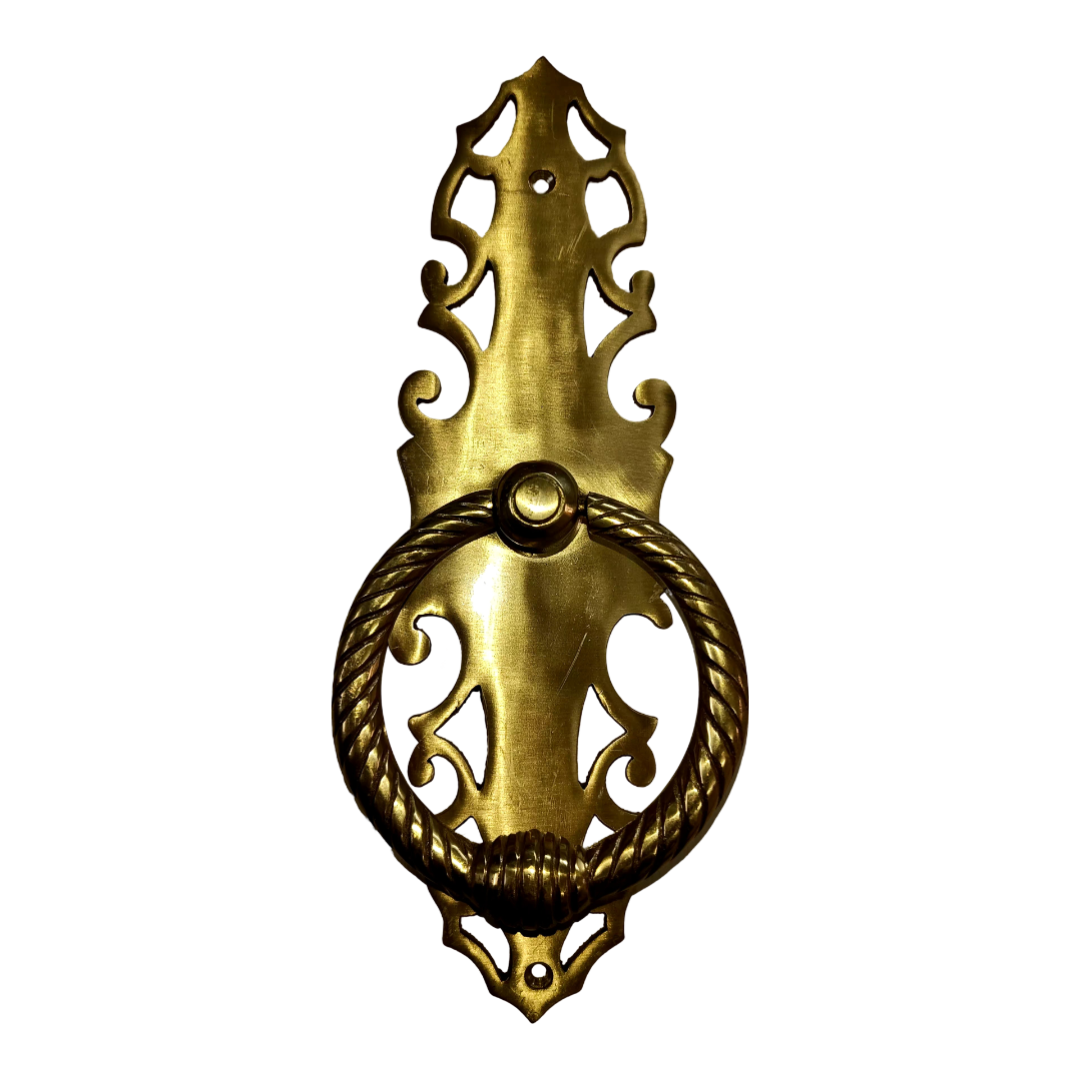 Vintage Classic Brass Door Knocker - Antique Bronze
