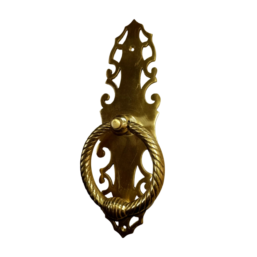 Vintage Classic Brass Door Knocker - Antique Bronze