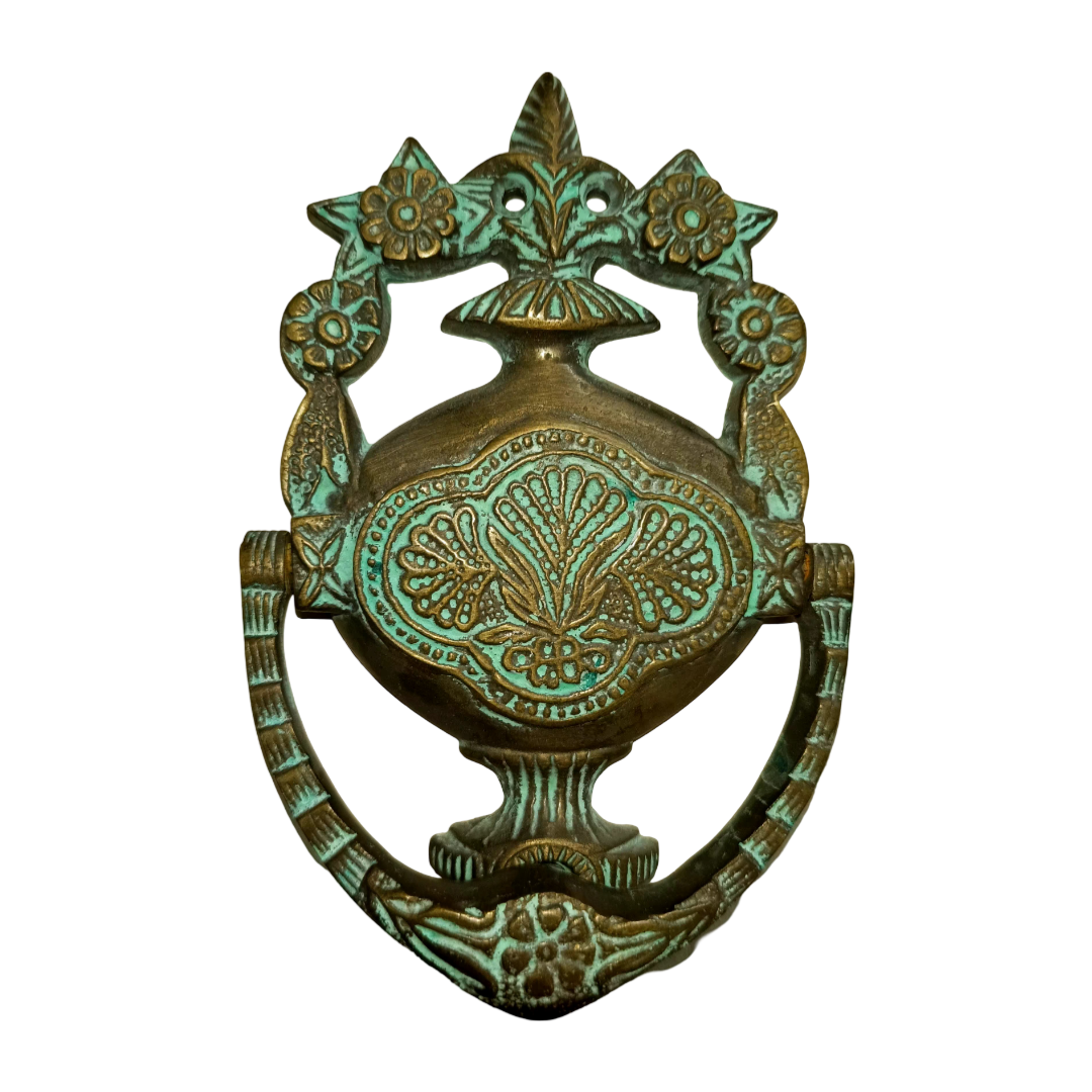 Royal Heritage Brass Door Knocker - Antique Patina