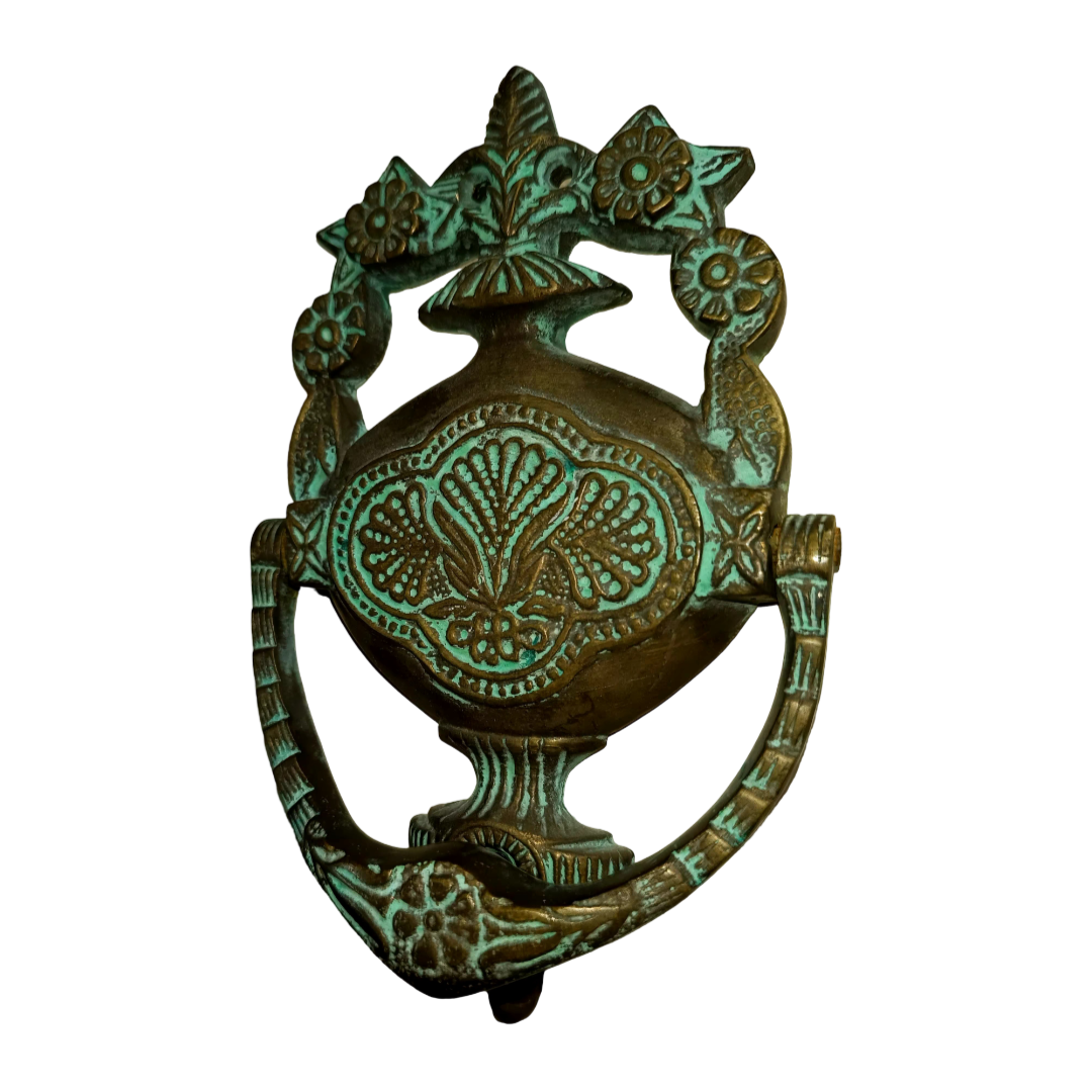 Royal Heritage Brass Door Knocker - Antique Patina
