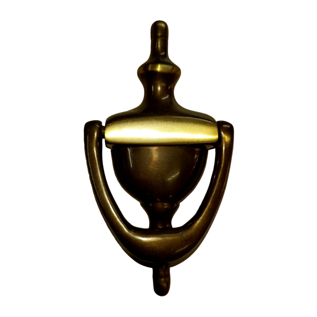Classic Egyptian Brass Door Knocker - Antique Bronze