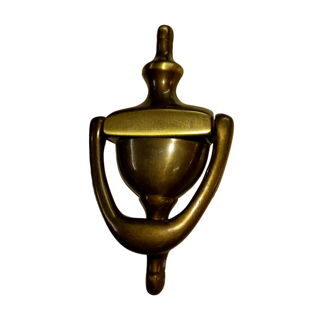 Classic Egyptian Brass Door Knocker - Antique Bronze