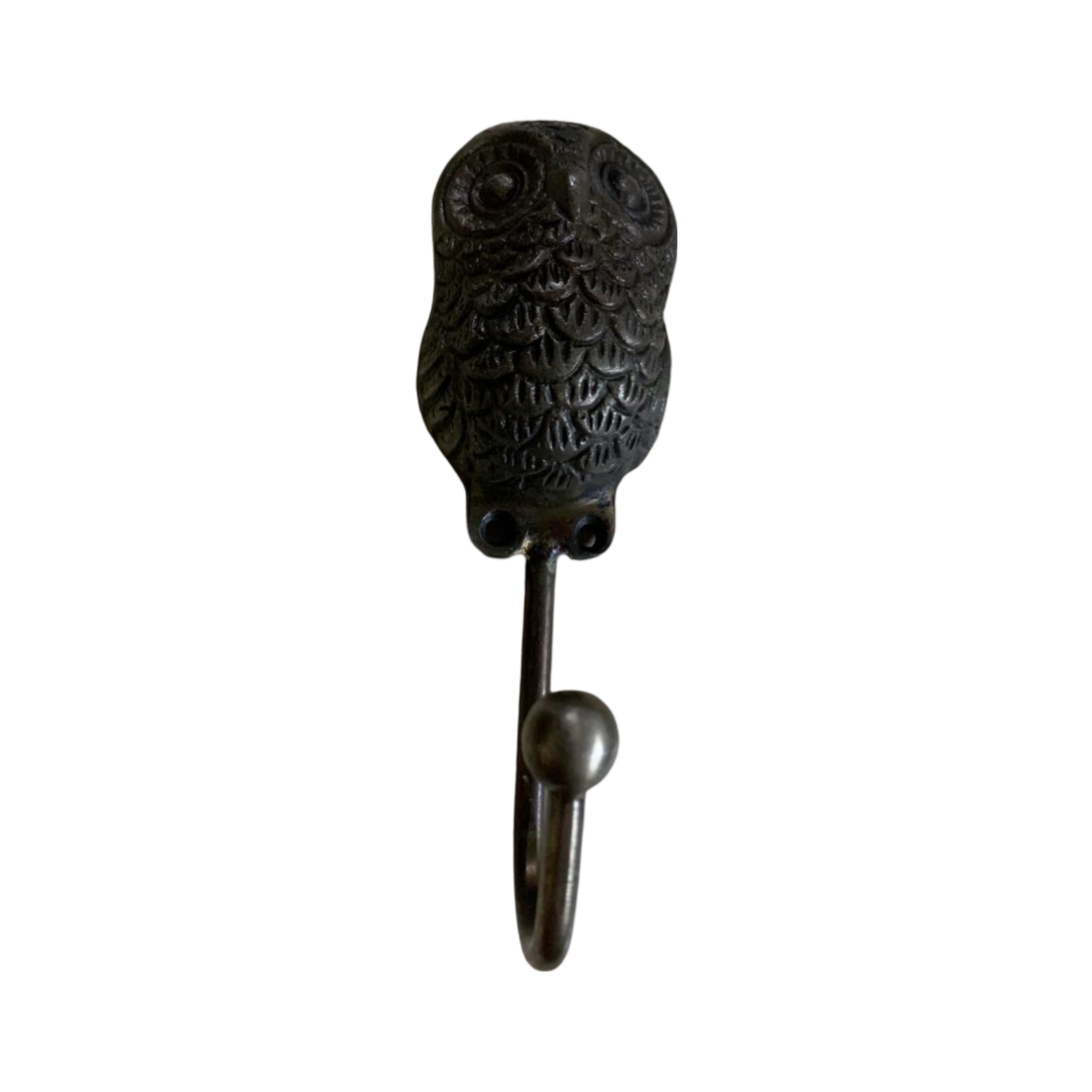 Cast Iron Owl Hook