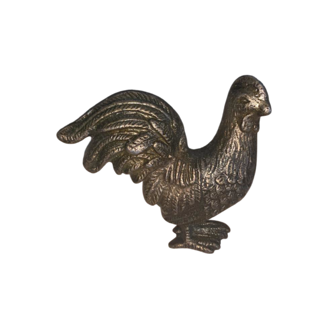 Brown Rooster Door Knob