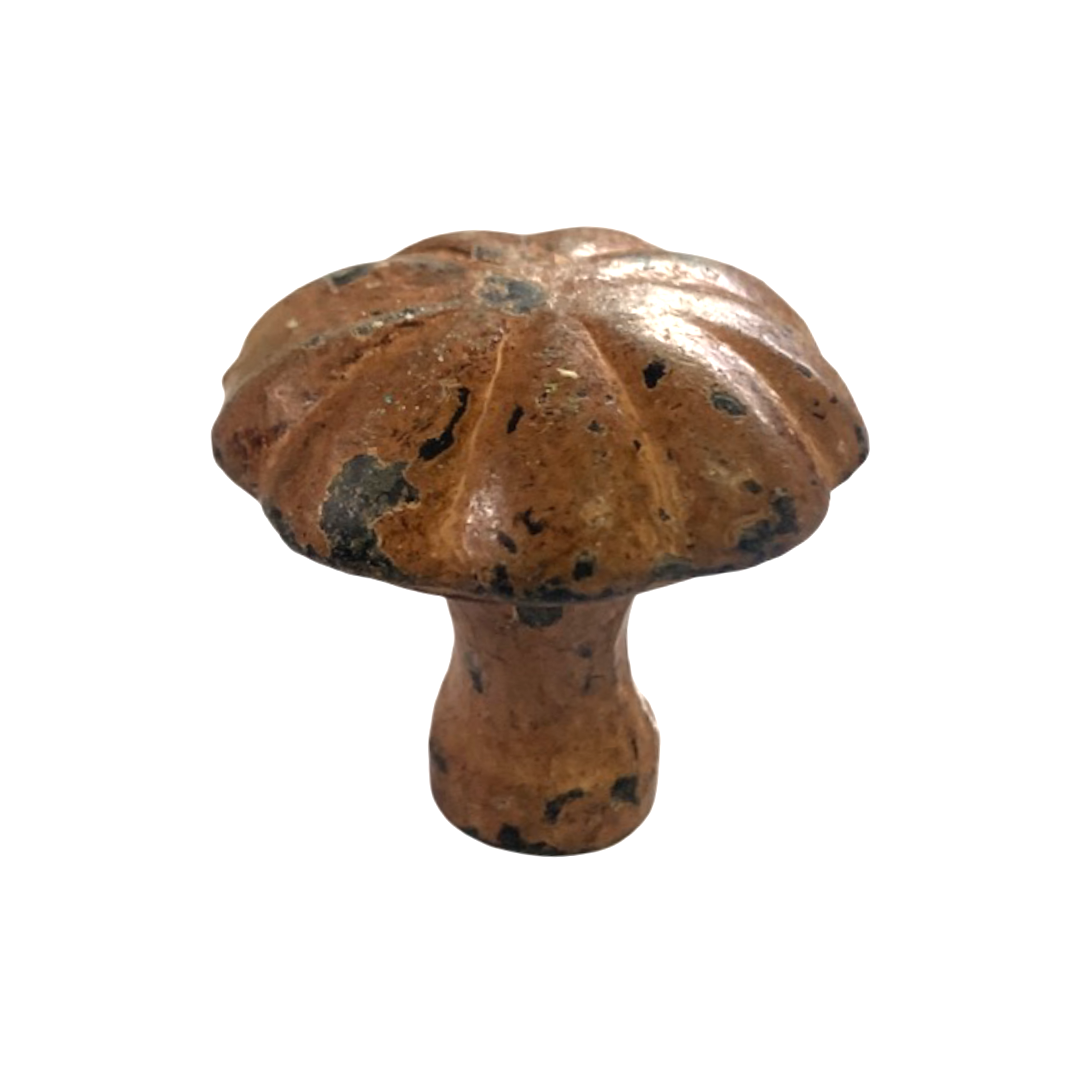 Rustic Iron Brown Enamel Door Knob