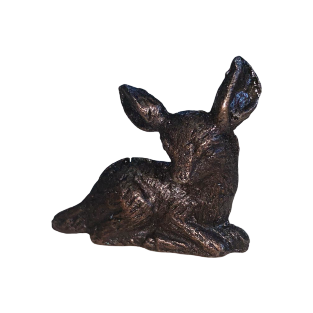 Antique Deer Iron Door Knob