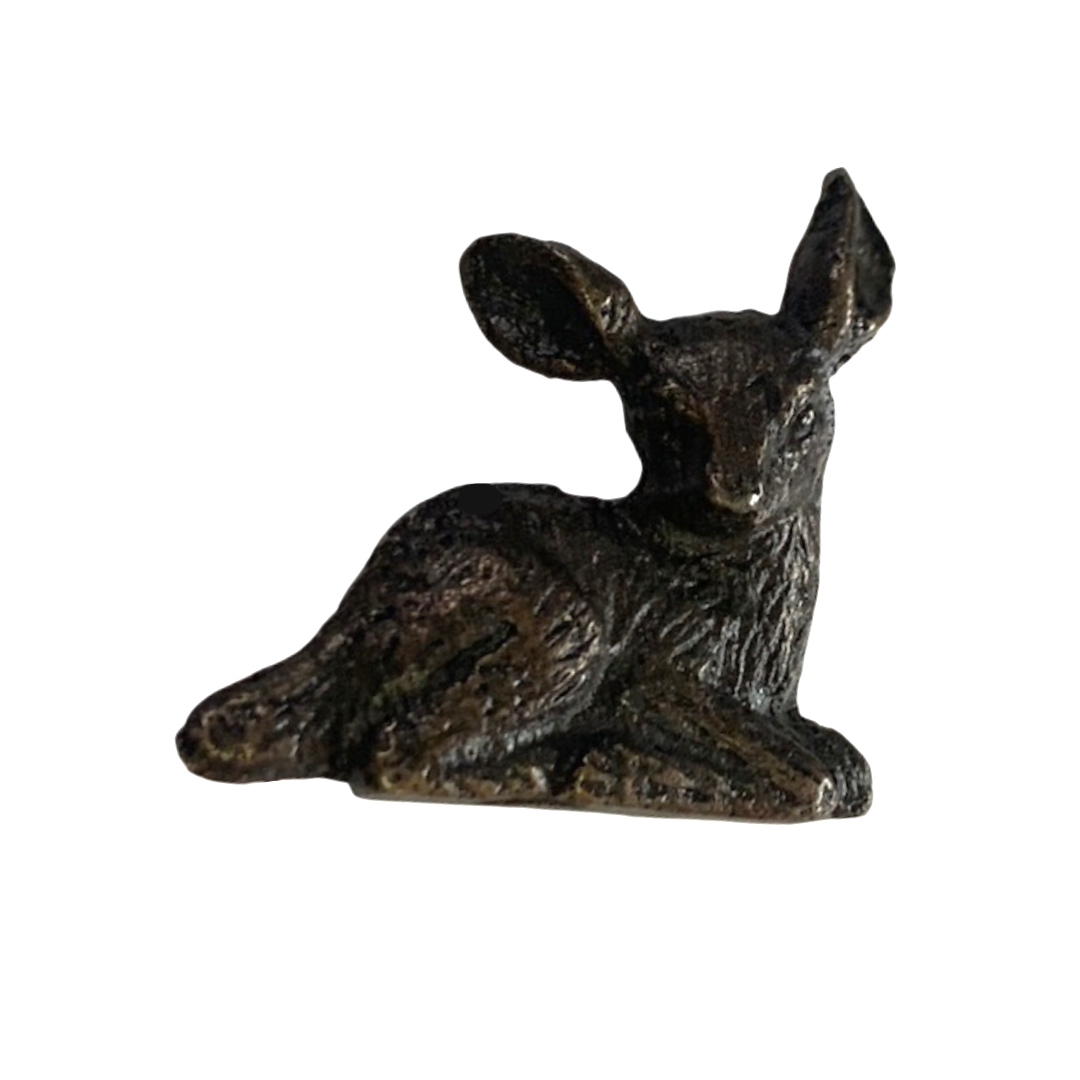 Antique Deer Iron Door Knob