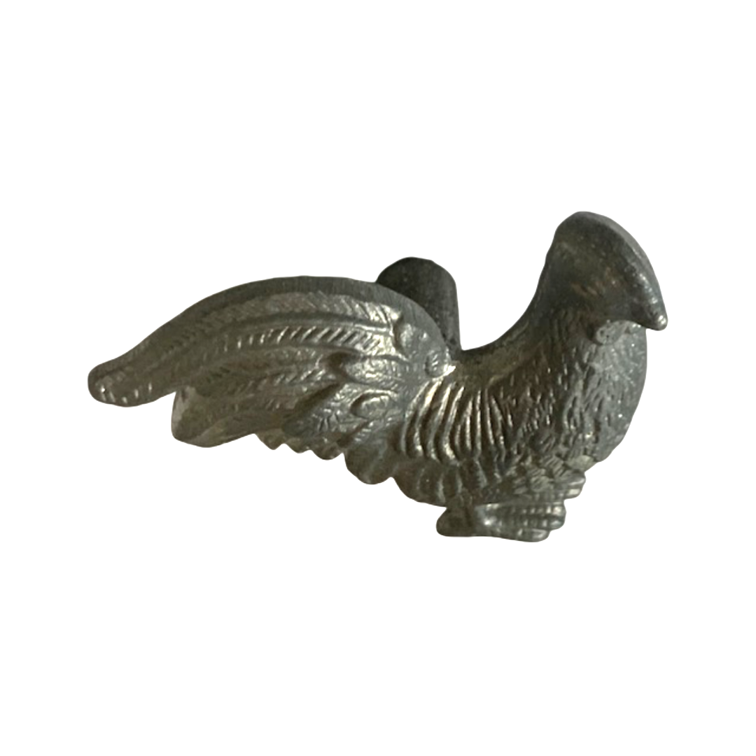 Elegant Silver Enamel Iron Knob