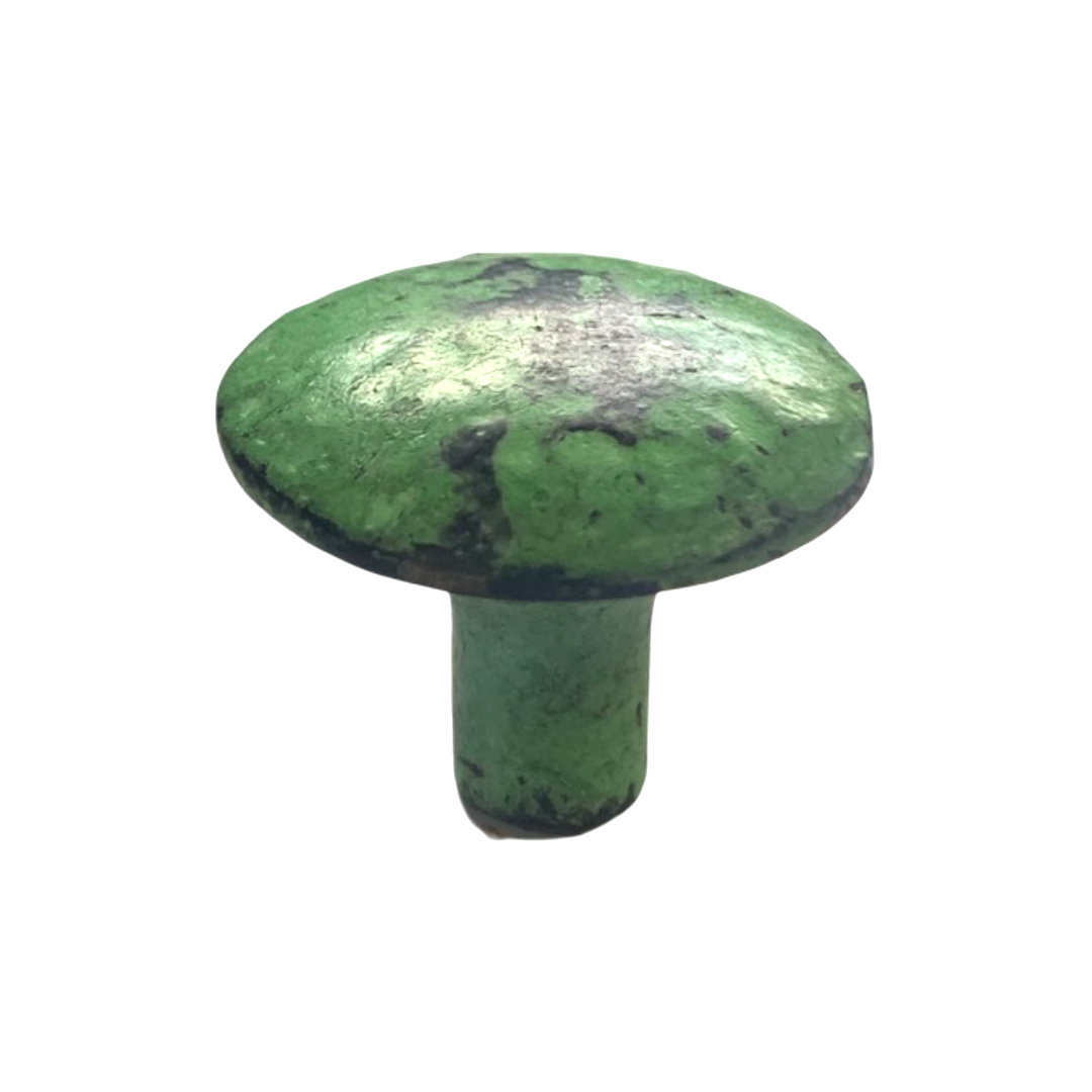 Green Ceramic Antique Door Knob