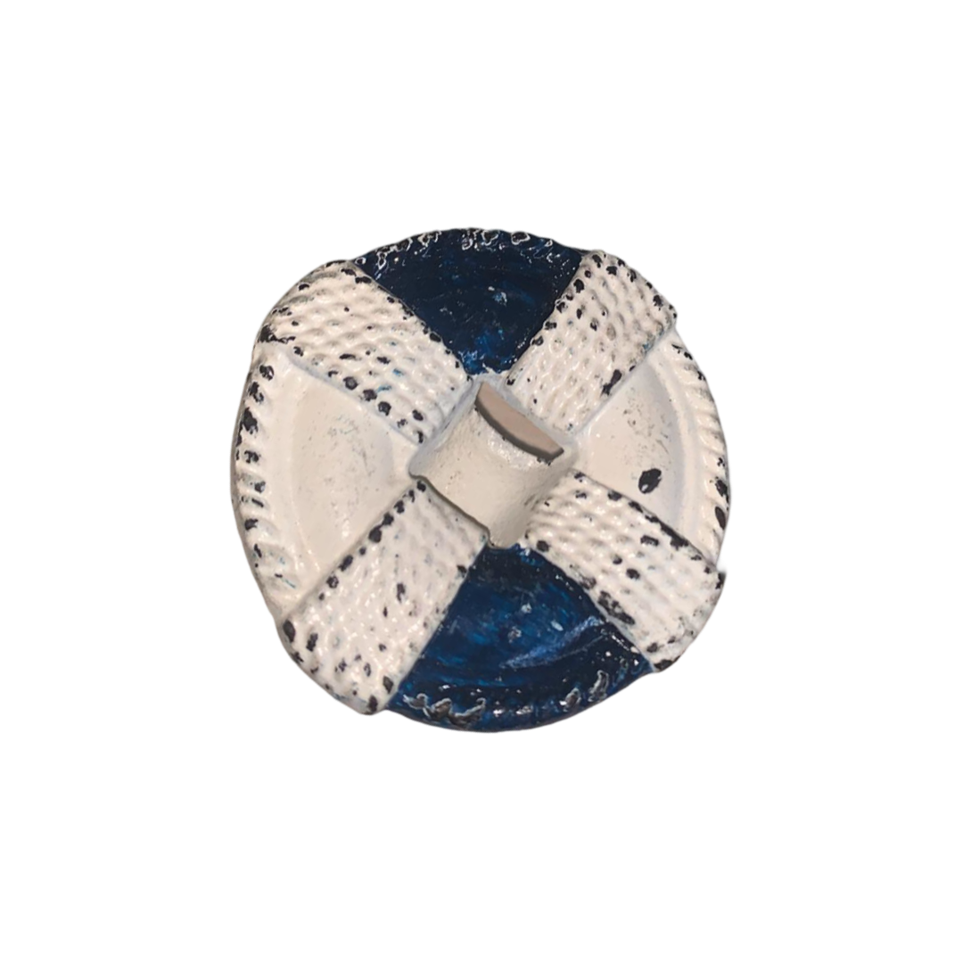 Ceramic Blue Antique Door Knob