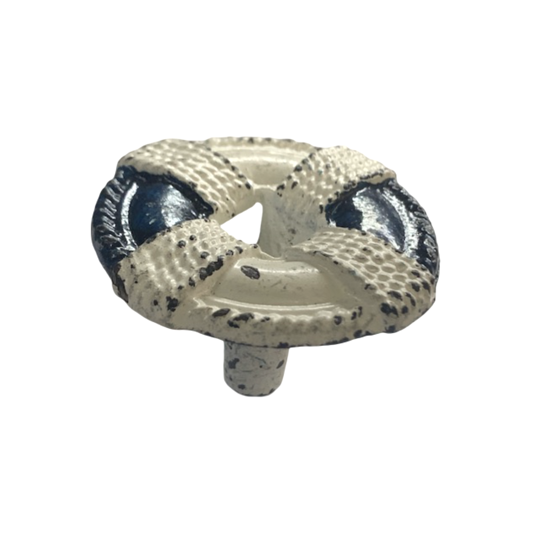 Ceramic Blue Antique Door Knob