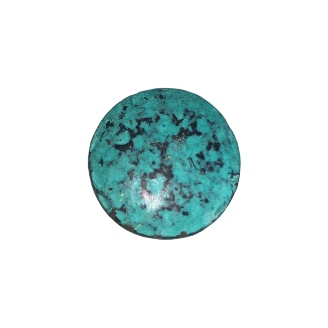 Teal Enamel Iron Knob