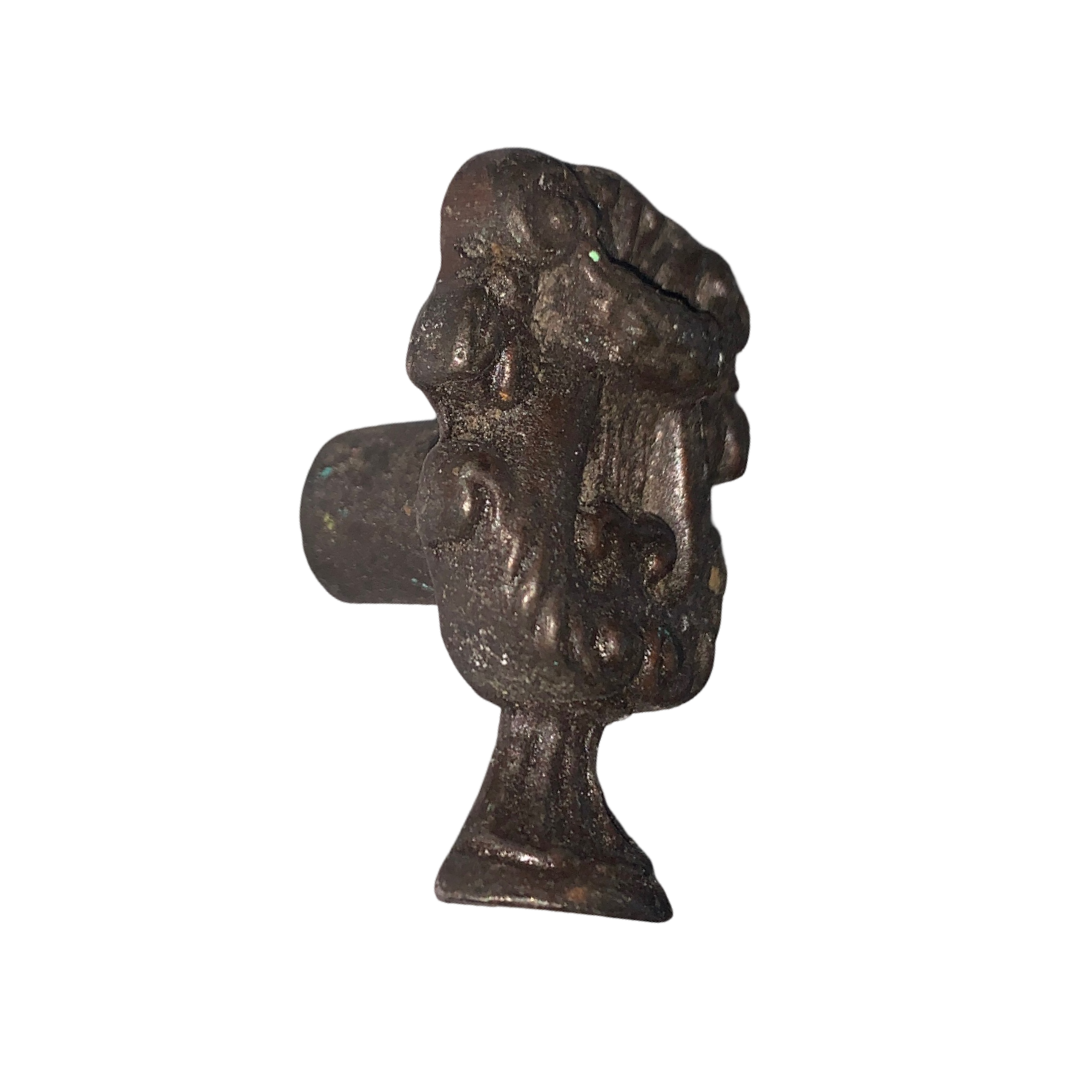 Antique Iron Pillar Knob