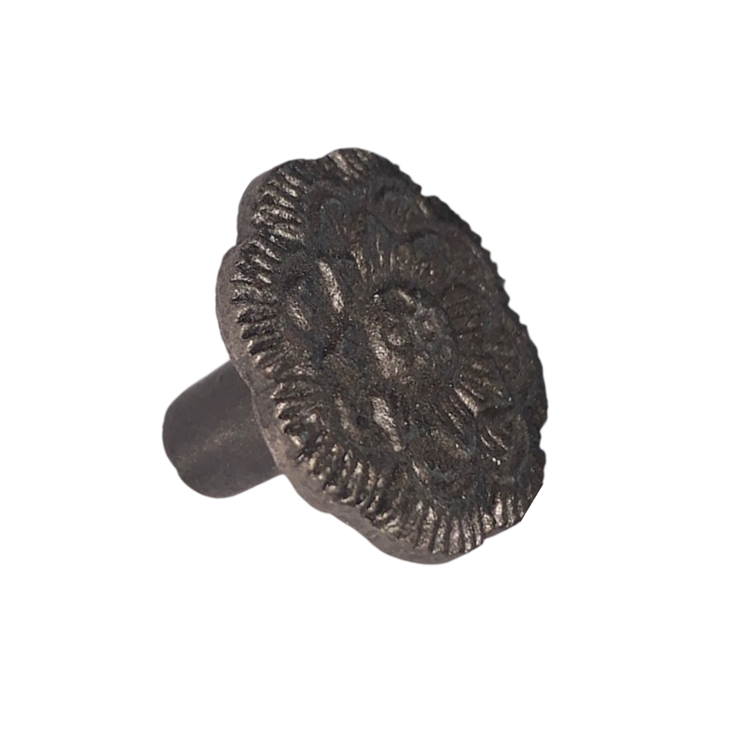 Metallic Rose Cabinet Knob