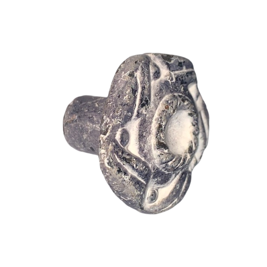 Silver Plated Flower Door Knob