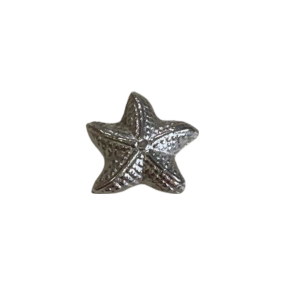 Silver Plated Starfish Door Knob