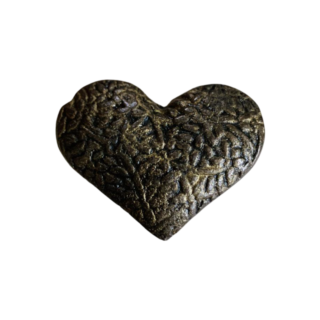 Rustic Iron Heart Knob