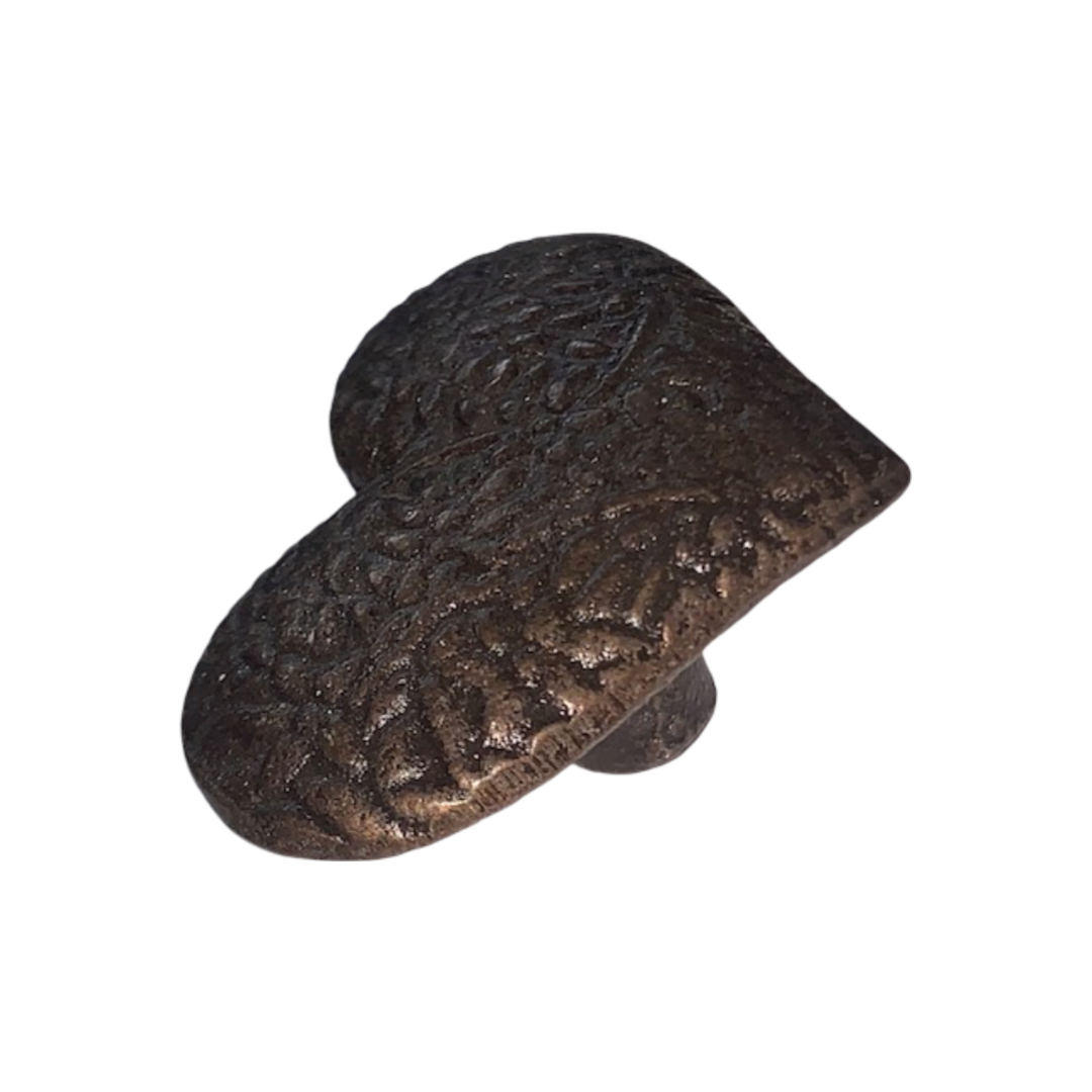 Rustic Iron Heart Knob